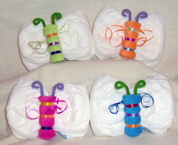 Diaper Butterflies